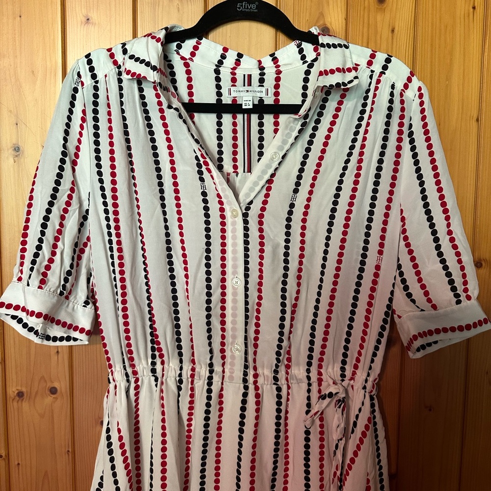 Tommy Hilfiger Red, White, and Blue Dress